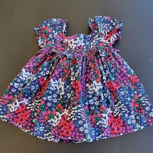 Janie and Jack Tiered Floral Dress Size 6 To 12 Months